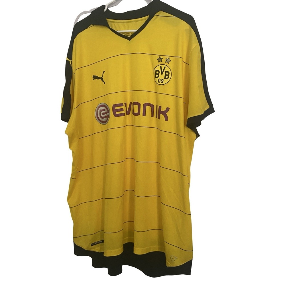 Authentic Borussia Dortmund Puma Home Soccer Jersey Mens 4X.0218